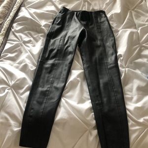 Zara faux leather pants/leggings